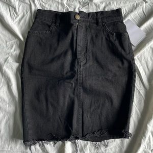 & Other Stories black denim skirt